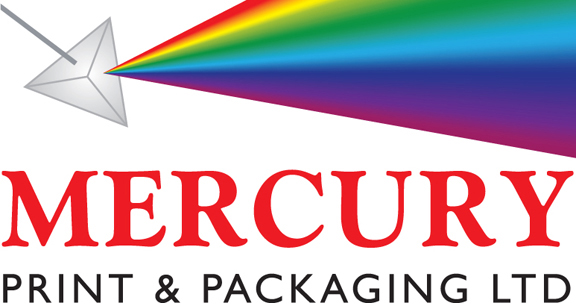 Mercury Print and Packaging Logo